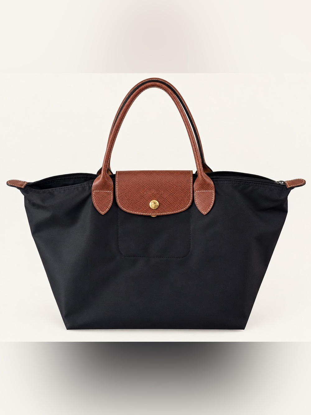 NEW LONGCHAMP LE PLIAGE ORIGINAL Top handle bag M - Black with INSERT